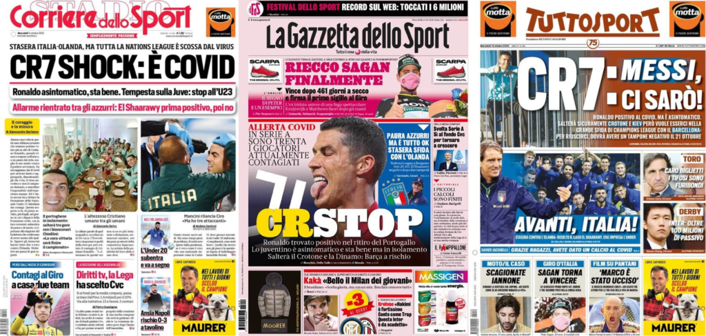 In edicola oggi, 14 ottobre 2020