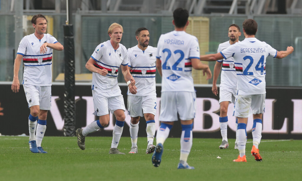 La Sampdoria sbanca Bergamo: 1-3 il risultato finale