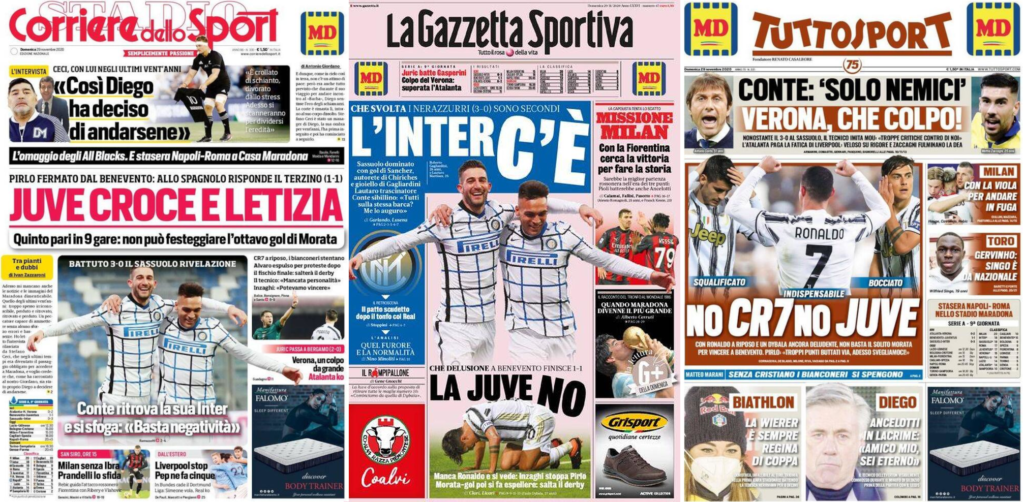 In edicola oggi, 29 novembre 2020