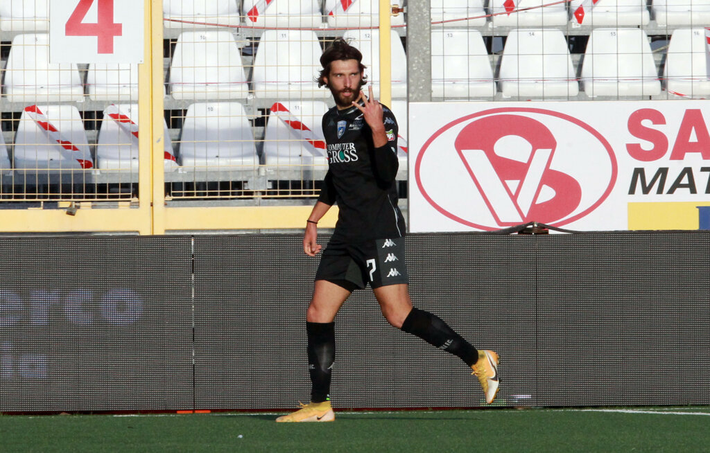 Mancuso, La Salernitana cade, l'Empoli riparte. Mancuso, mattatore della partita di Chiavari con 4 gol - Foto Tano Pecoraro - LaPresse della partita di Chiavari con 4 gol - Foto Tano Pecoraro - LaPresse