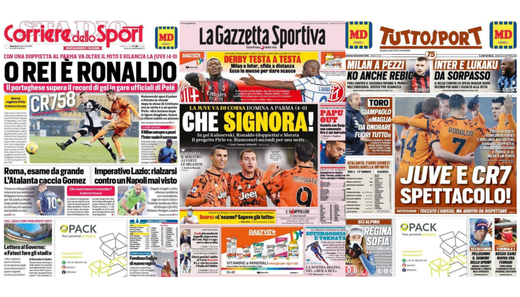 In edicola oggi, 20 dicembre 2020