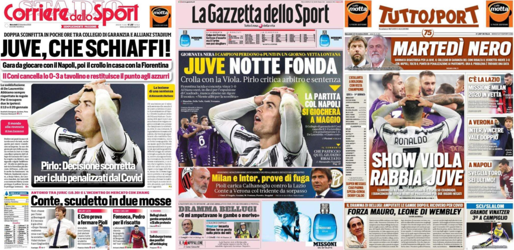 In edicola oggi, 23 dicembre 2020