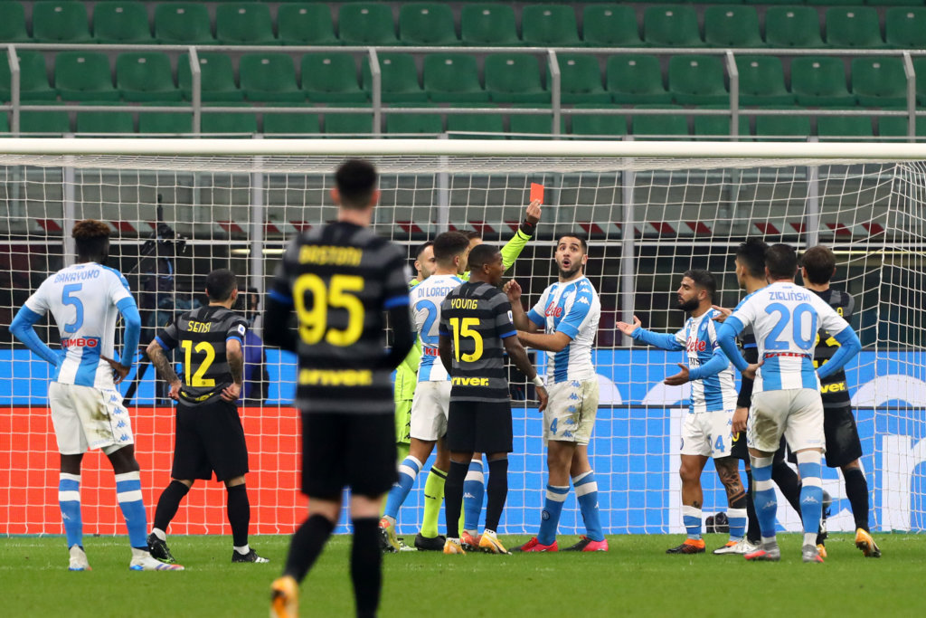Napoli, Insigne squalificato per un turno dal giudice sportivo