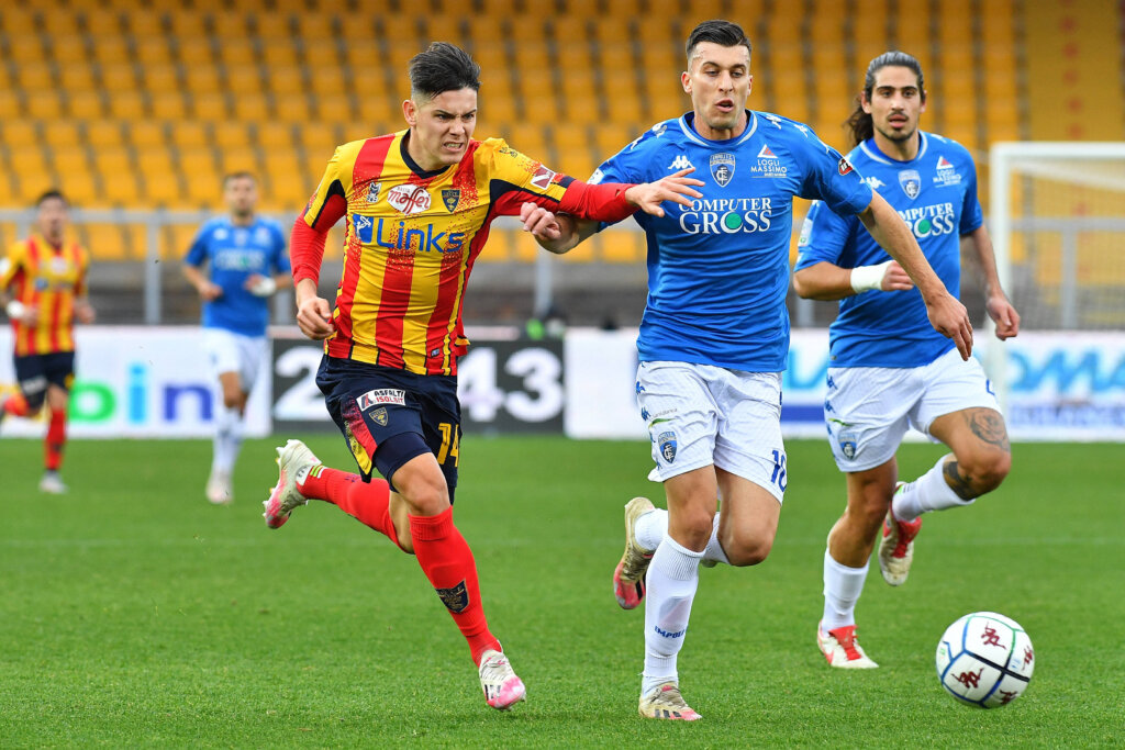 Serie B, il Lecce rimonta l’Empoli: fermata sul pari la capolista