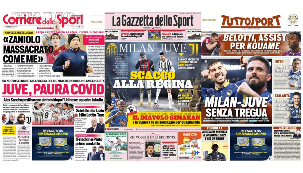 In edicola oggi