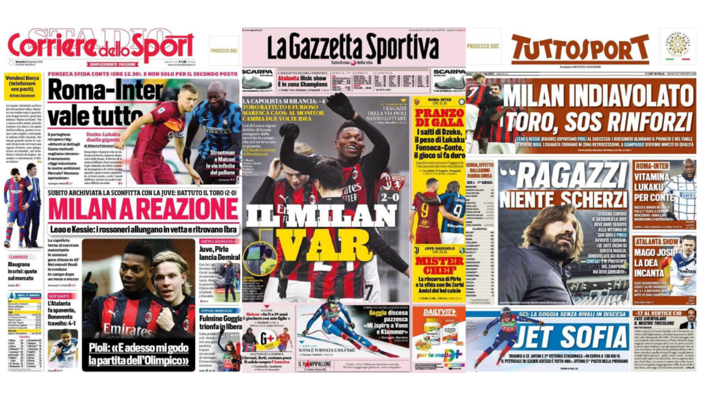 In edicola oggi, 10 gennaio 2021