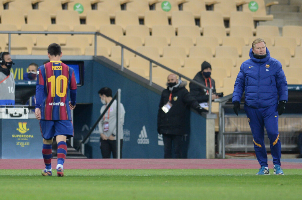 Barcellona, prima espulsione per Messi in maglia blaugrana