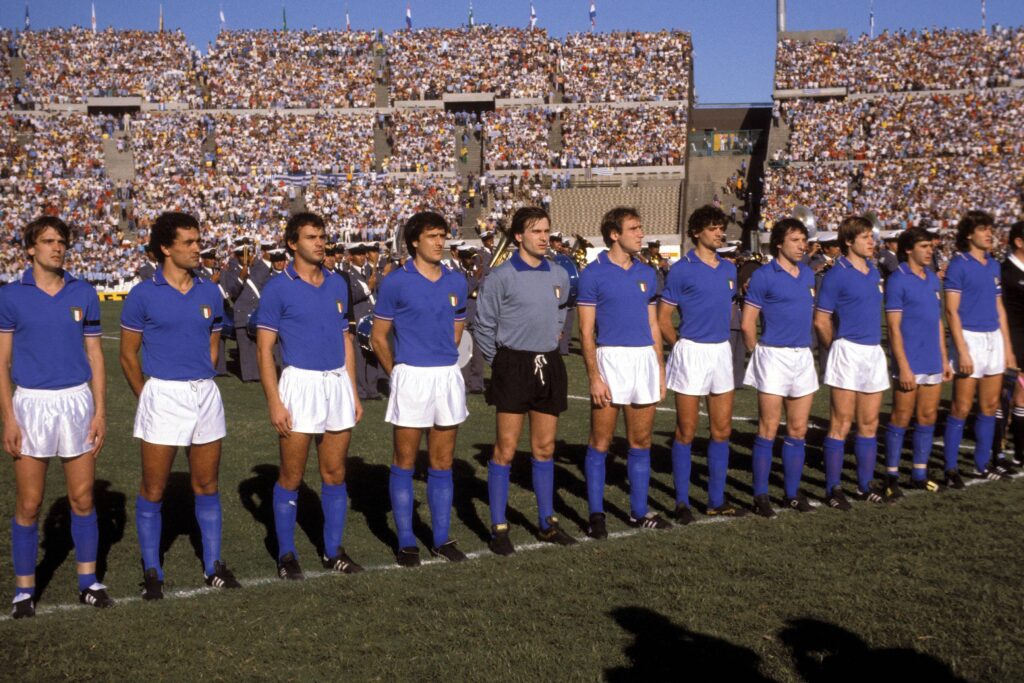 Gianpiero Marini nella Nazionale Campione del Mondo del 1982