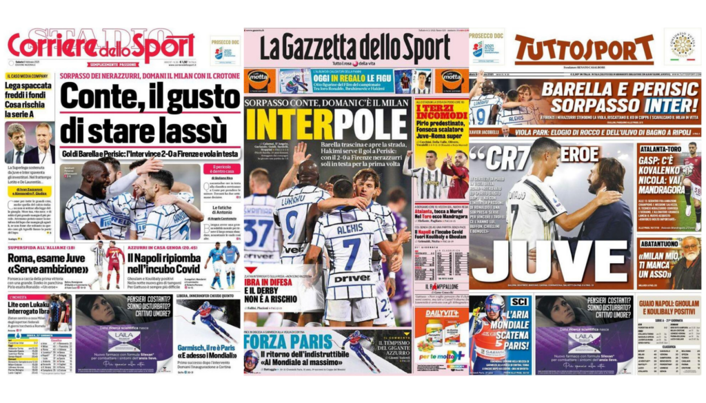In prima pagina: i quotidiani in edicola oggi, 6 febbraio 2021