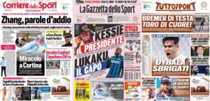 In prima pagina il 20 febbraio 2021