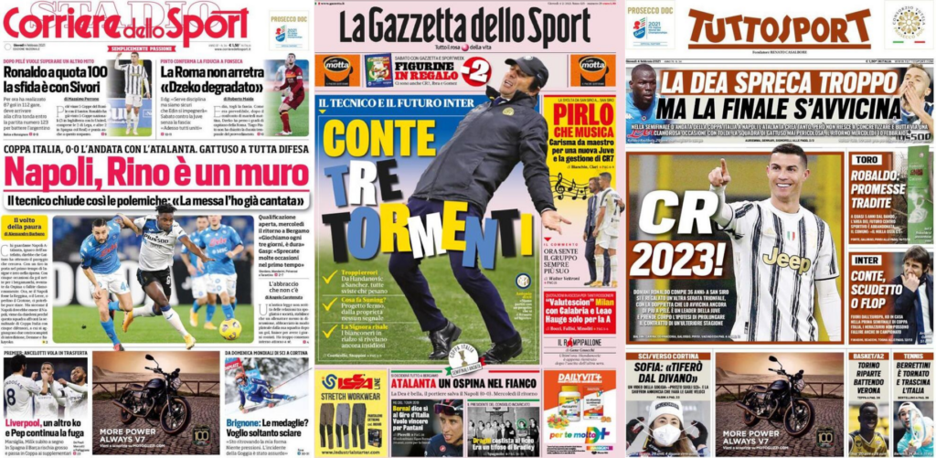 In prima pagina: i quotidiani in edicola oggi, 4 febbraio 2021
