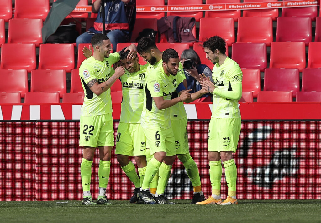 L’Atletico Madrid torna a volare: 2-1 a Granada