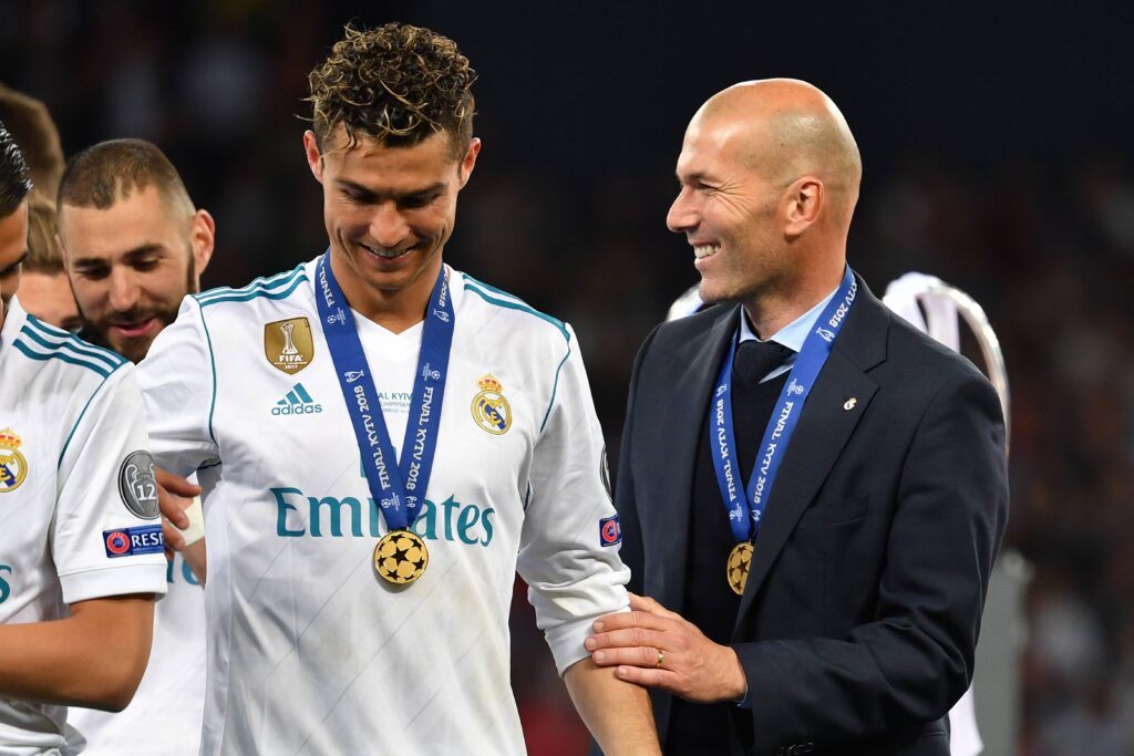Zidane: “Ronaldo? Non parlo, è della Juventus e sta facendo molto bene”
