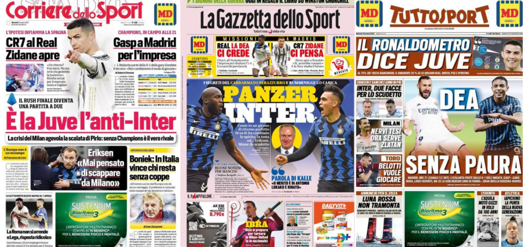 In prima pagina: i quotidiani in edicola oggi, 16 marzo 2021