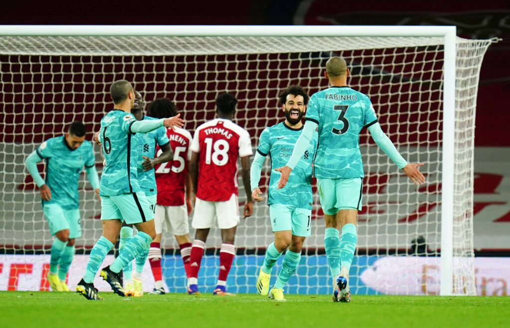 Premier League, il Liverpool sbanca l’Emirates. 3-0 all’Arsenal