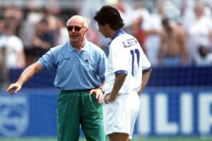 Arrigo Sacchi alla guida della Nazionale