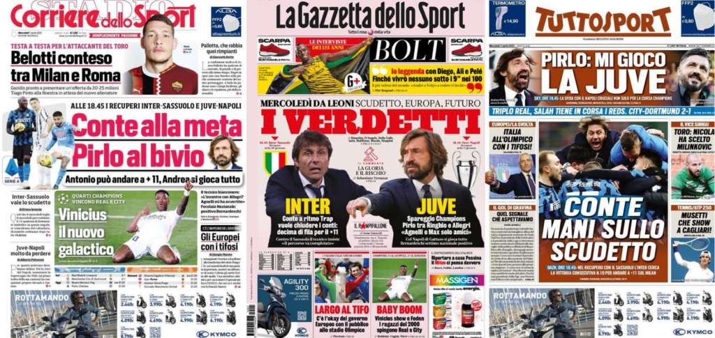 In prima pagina: i quotidiani in edicola oggi, 7 aprile 2021