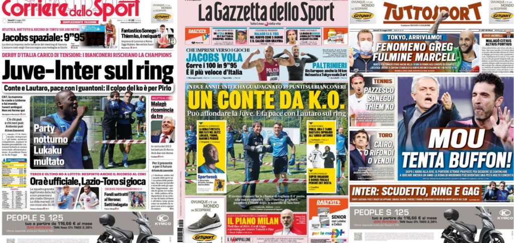 In prima pagina: i quotidiani in edicola oggi, 14 maggio 2021