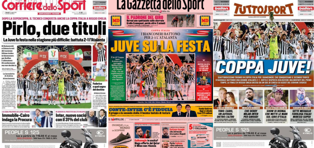 In prima pagina: i quotidiani in edicola oggi, 20 maggio 2021