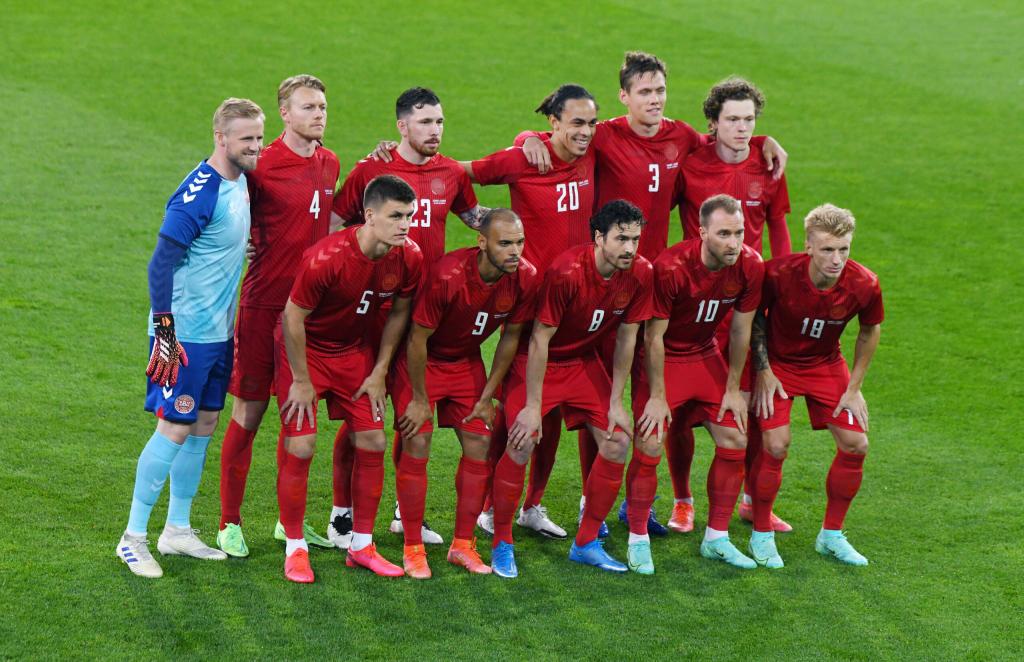 Le formazioni ufficiali di Danimarca-Finlandia