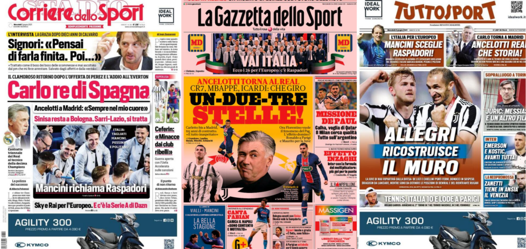 In prima pagina: i quotidiani in edicola oggi, 2 giugno 2021