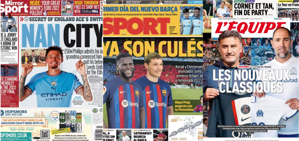 Rassegna Estera – Man City, i nuovi Classiques