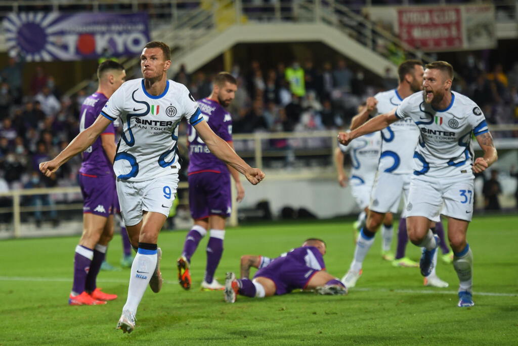 Il numero 9 dell'Inter stava per uscire poco prima del suo gol, e scherza in merito a ciò con le telecamere, a fine partita.