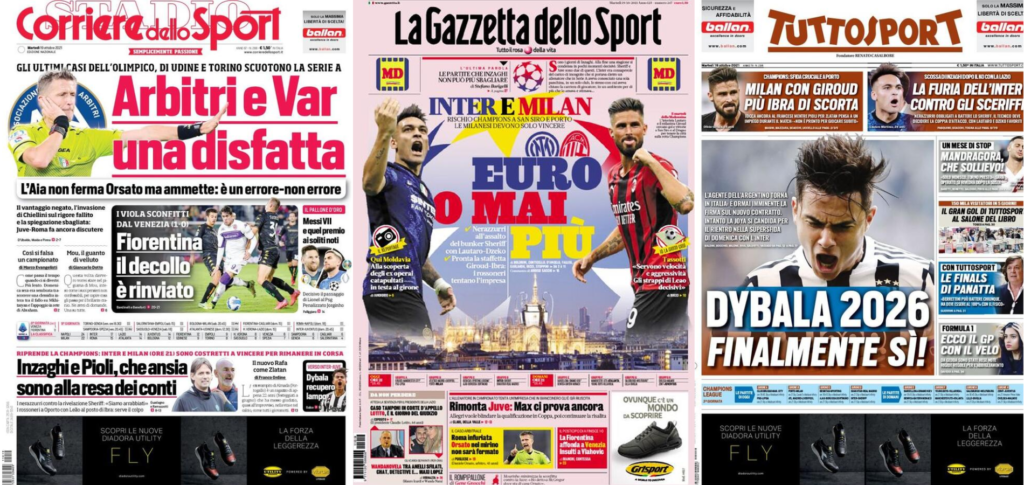 In prima pagina: i quotidiani in edicola oggi, 19 ottobre 2021