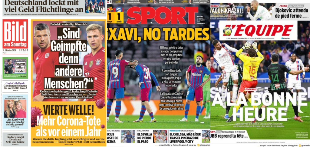 Rassegna Estera – Xavi, non tardare. Lione alla buon’ora