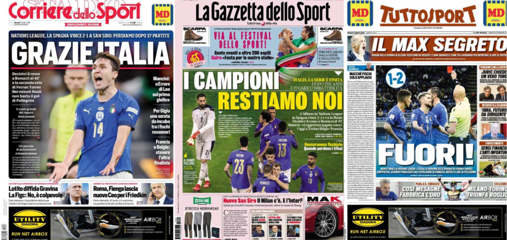 In prima pagina: i quotidiani in edicola oggi, 7 ottobre 2021