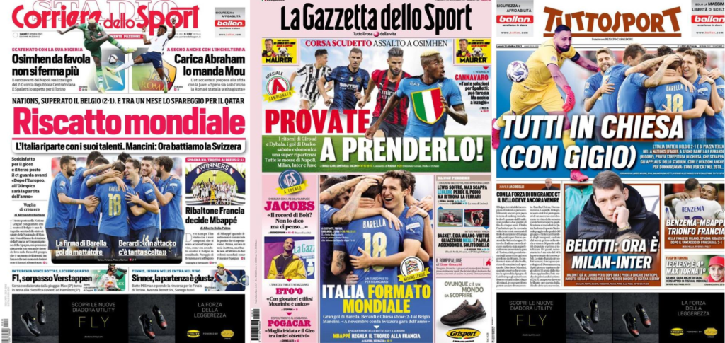 In prima pagina: i quotidiani in edicola oggi, 11 ottobre 2021