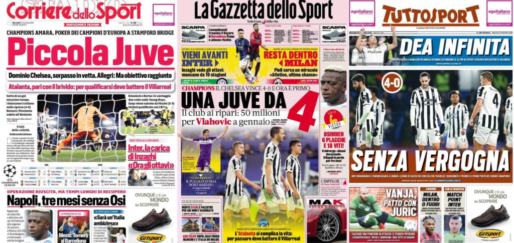 In prima pagina: i quotidiani in edicola oggi, 24 novembre 2021