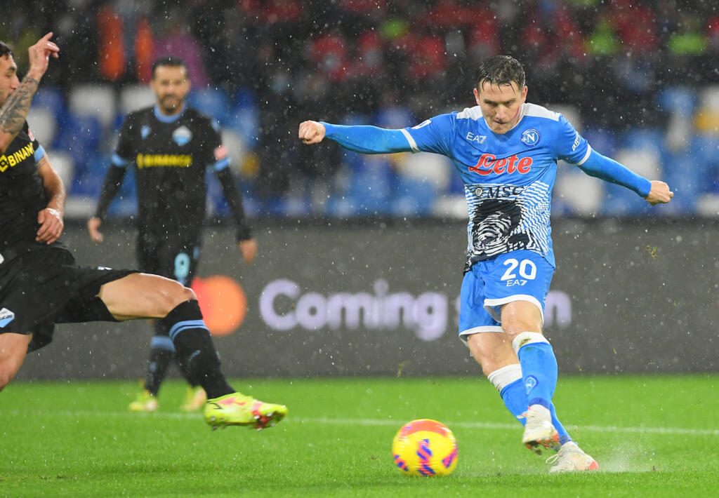 Napoli, furia Zielinski: solo Gundogan ha segnato di più in Europa