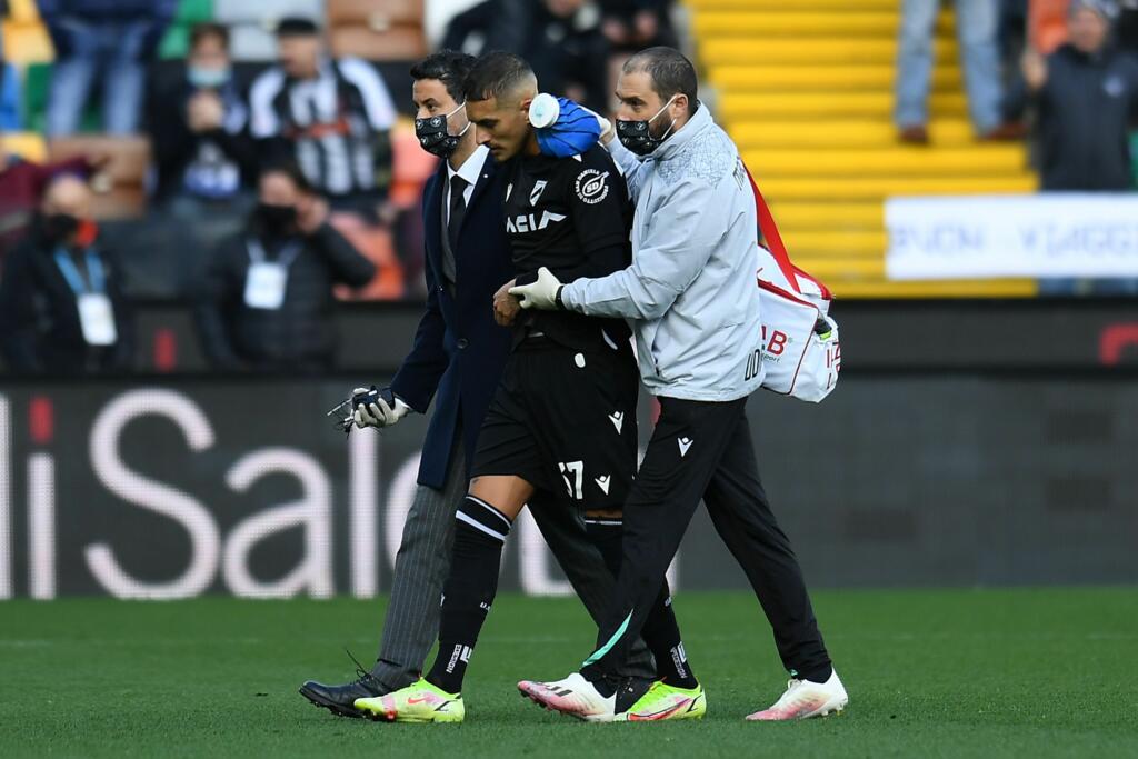 Udinese, infortunio per Pereyra: in ospedale per accertamenti alla clavicola