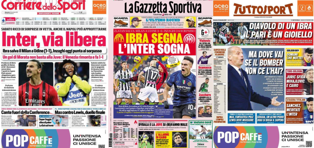 In prima pagina: i quotidiani in edicola oggi, 12 dicembre 2021