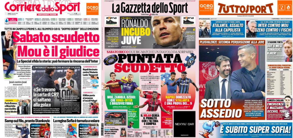 In prima pagina: i quotidiani in edicola oggi, 4 dicembre 2021
