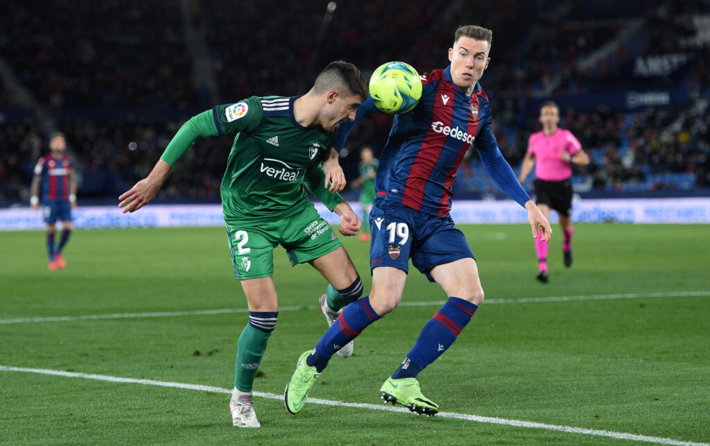 Levante-Osasuna 0-0: finale a reti bianche