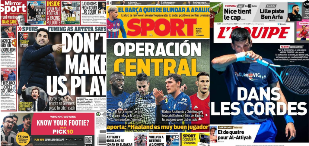 Rassegna Estera – Barça, operazione centrale. L’Arsenal vuole rinvio