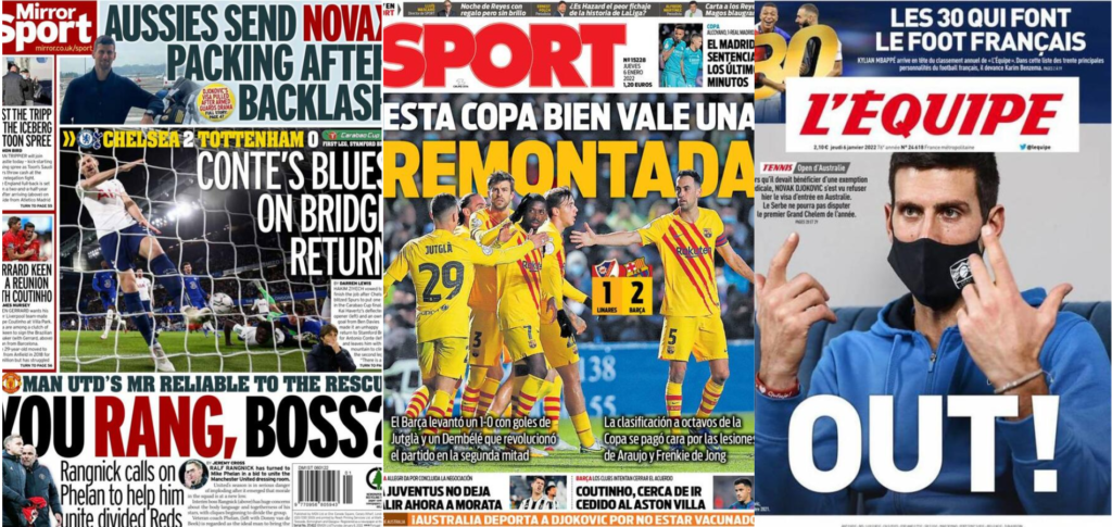 Rassegna Estera – Rimonta Barça in Coppa, focolaio Bayern