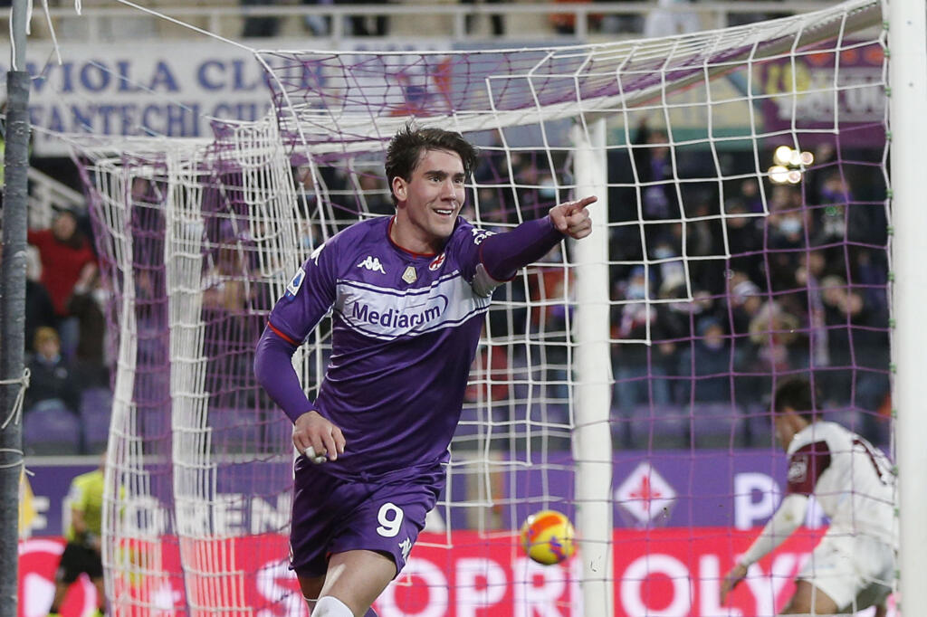 Juventus, accordo con la Fiorentina per Vlahovic: 75 milioni di valutazione