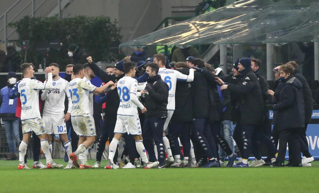 Coppa Italia, l’Empoli sfiora l’impresa: Ranocchia manda la sfida ai supplementari
