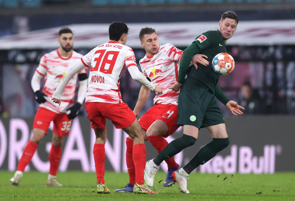 Bundesliga, il Lipsia batte 2-0 un Wolfsburg sempre più in crisi