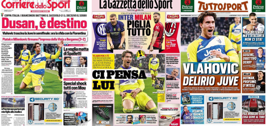 In prima pagina: i quotidiani in edicola oggi, 11 febbraio 2022