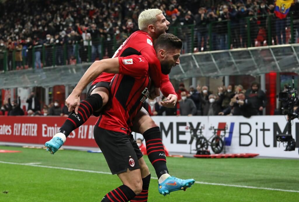 Milan, Giroud ha spezzato la maledizione del 9: i numeri del francese