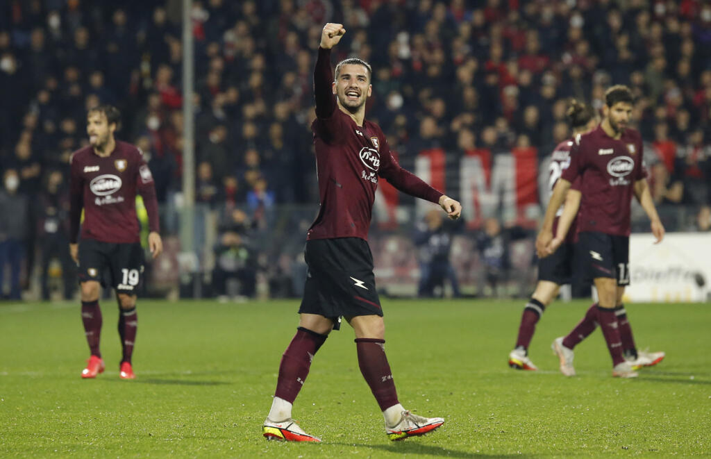 Salernitana, Bonazzoli eguaglia il suo record di reti del 2019/2020