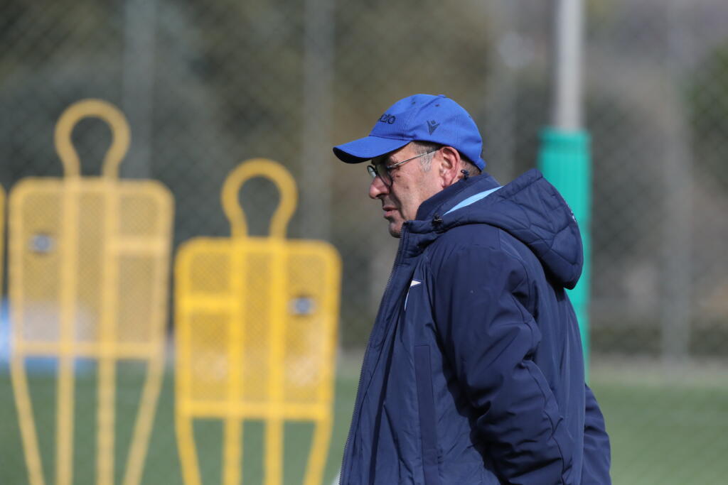 Lazio, Sarri: “Vogliamo stare in Europa League il più tempo possibile”