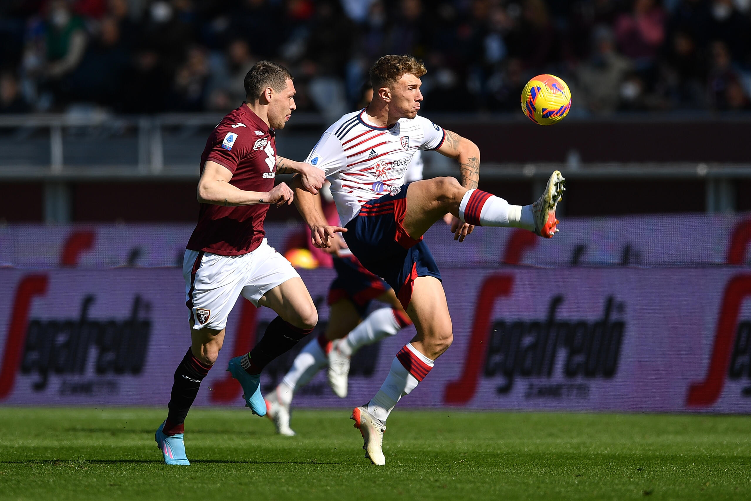 Torino-Cagliari 0-1, fine primo tempo: Bellanova firma il vantaggio | CIP