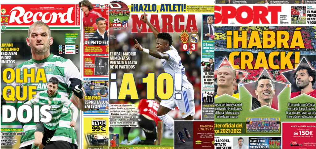 Rassegna Estera – Real a 10, OM ripreso. Ci sarà crack