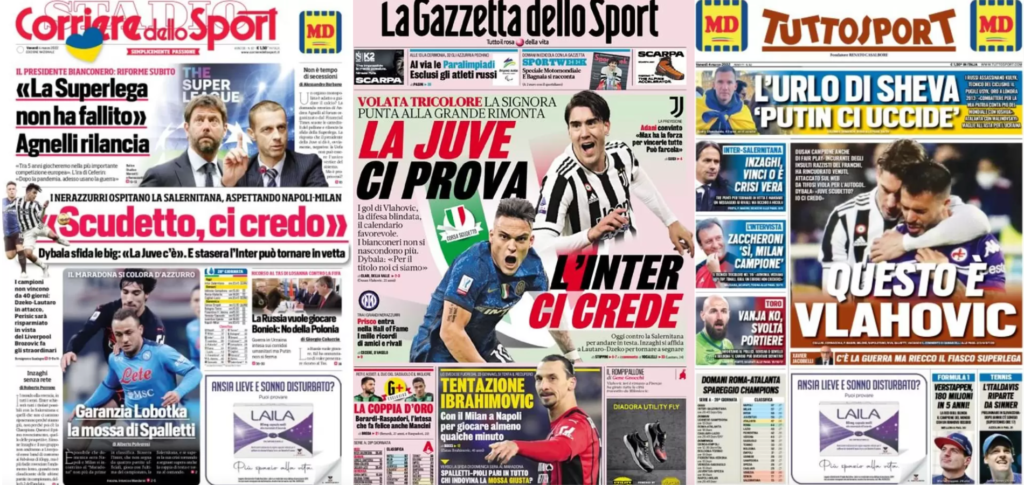 In prima pagina: i quotidiani in edicola oggi, 4 marzo 2022