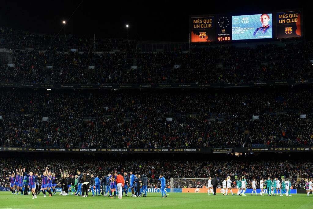 Clasico Femminile, record di 91.000 spettatori per Barça-Real